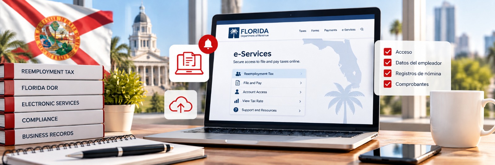 FLORIDA ACTUALIZA SUS SERVICIOS ELECTRÓNICOS TRIBUTARIOS: LO QUE LAS PEQUEÑAS EMPRESAS DEBEN CONOCER