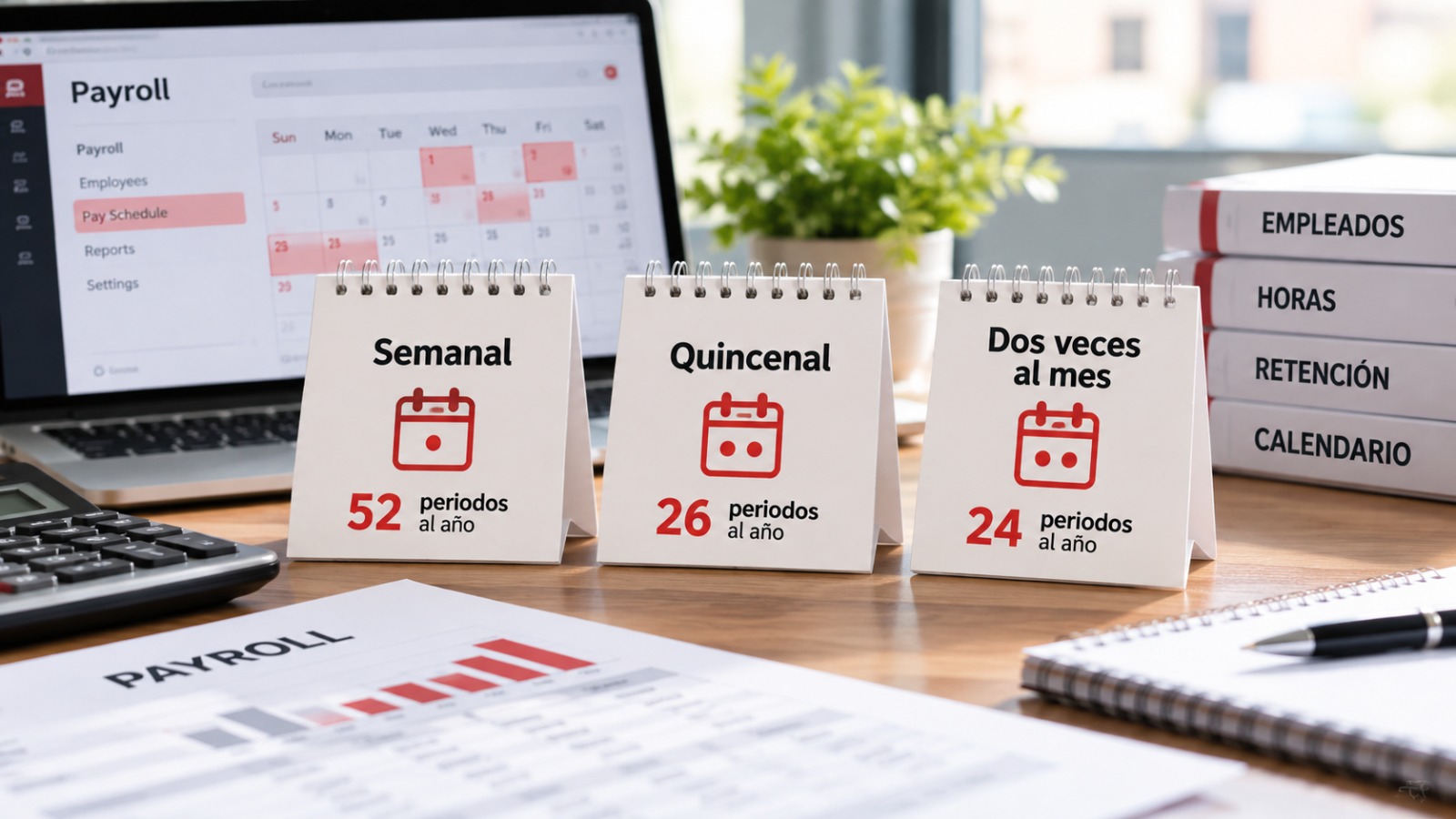 ¿SEMANAL, QUINCENAL O DOS VECES AL MES? LO QUE CAMBIA CUANDO ELIGES LA FRECUENCIA DE PAGO